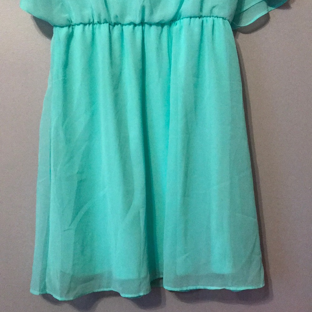 Charming Charlie teal dress - Picture 3 of 6